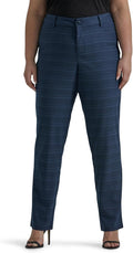 Plus Size Women's Wrinkle Free Relaxed Fit Straight Leg Pant