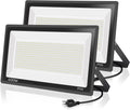 600W LED Flood Light Outdoor 2 Pack - Super Bright 67600LM Daylight
