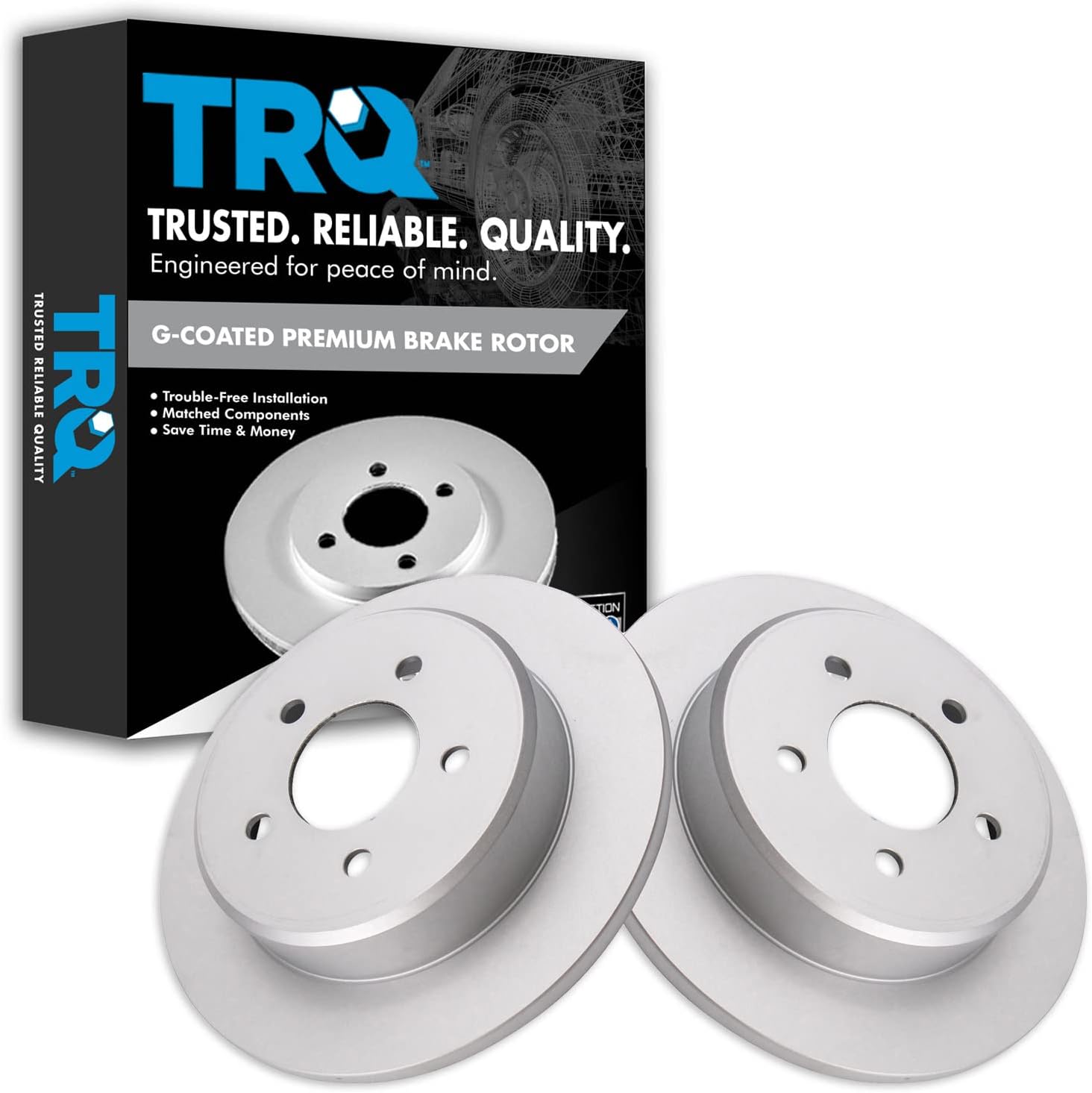 Premium G-Coated Brake Rotors Set for Chrysler & Dodge Vehicles