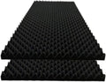 Egg Crate Foam Sound Proof Panels 48in x 24in x 2in - Acoustic