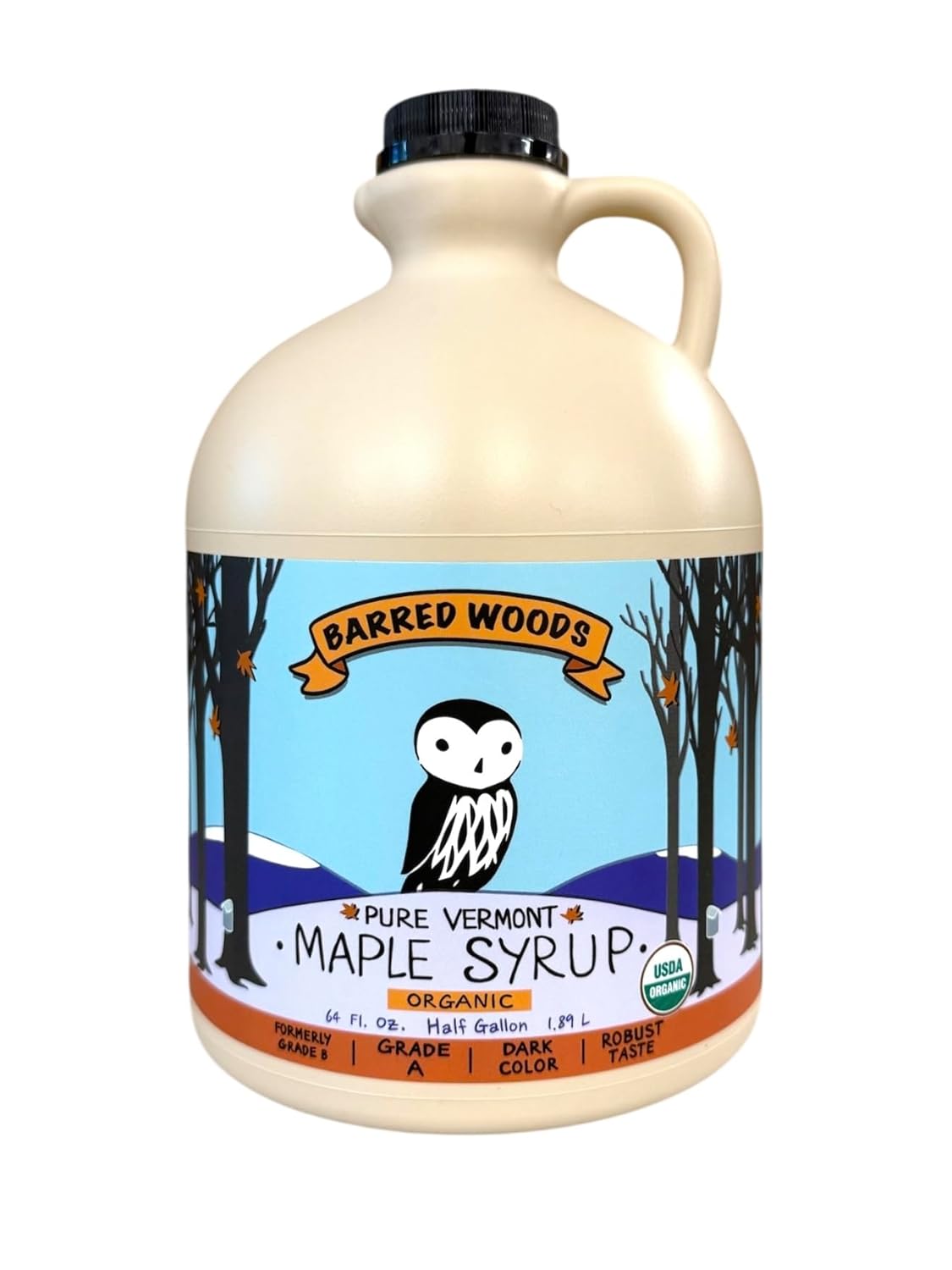 Pure Vermont Organic Maple Syrup Grade A Dark Robust - 64 oz