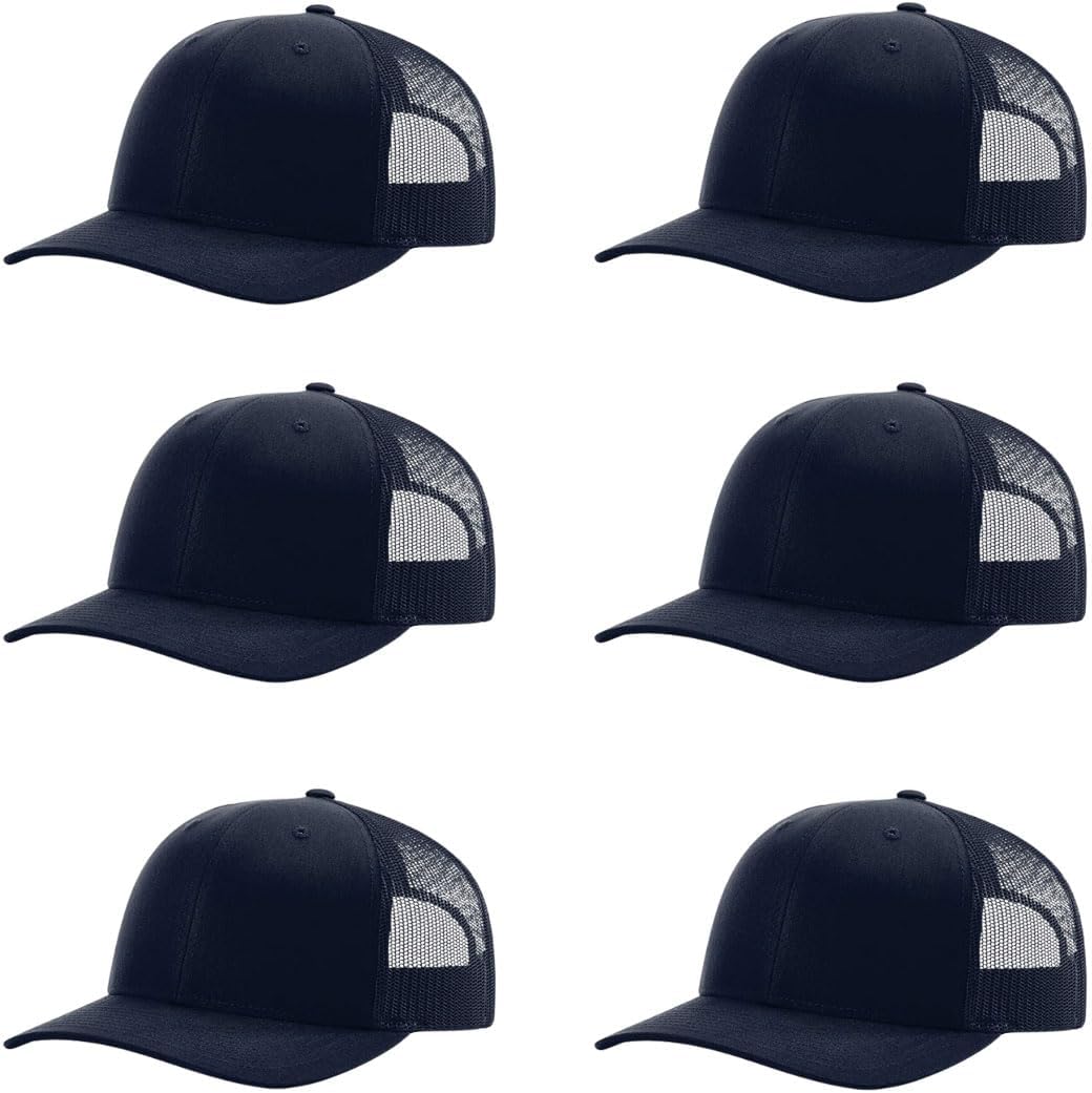 Richardson 112 Classic Six-Panel Adjustable Snapback Trucker Cap