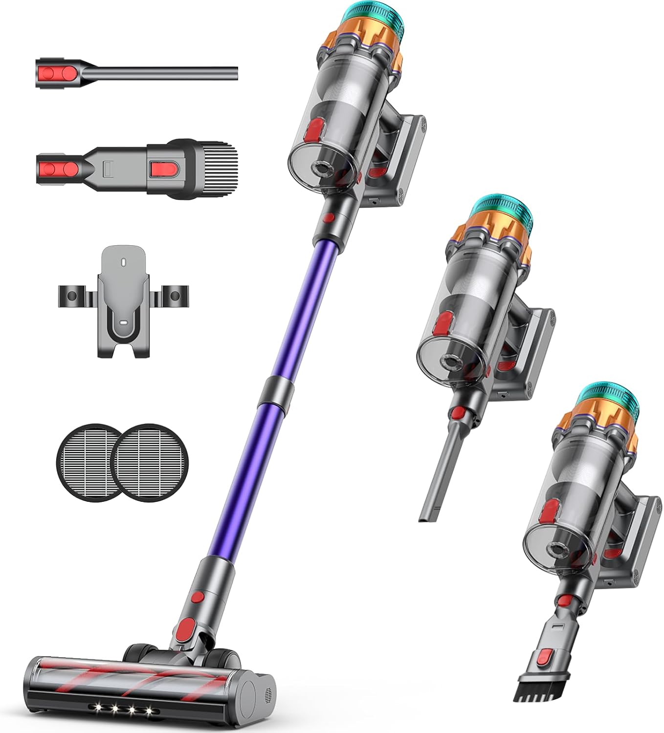 Cordless Vacuum Cleaner with 48KPA Suction for Home Use