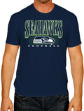 Unisex Seattle Seahawks Overtime Blueprint T-Shirt - Soft Cotton