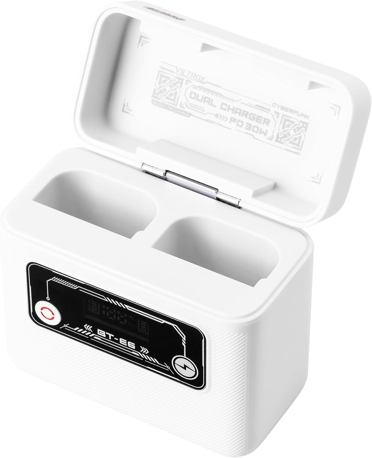 VILTROX Dual Battery Charger for Canon LP-E6P and LP-E6NH Models