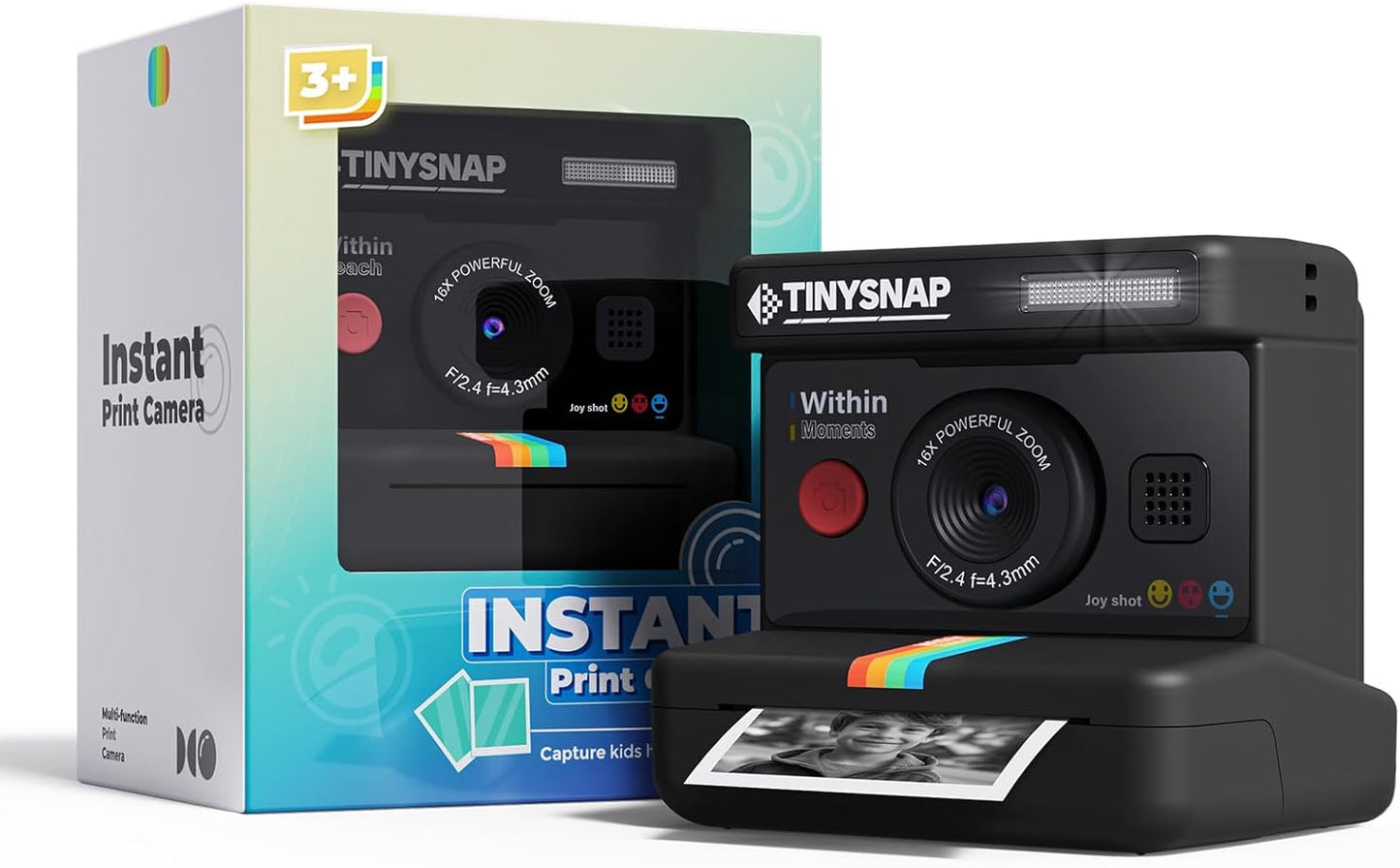 Eveedo Instant Camera for Kids - Fun & Portable Photos!