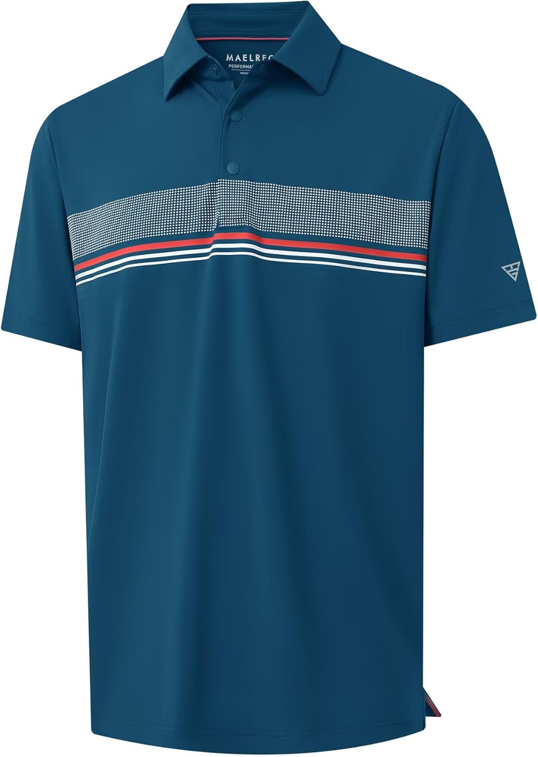 M MAELREG Mens Golf Shirts Short Sleeve Moisture Wicking Polo