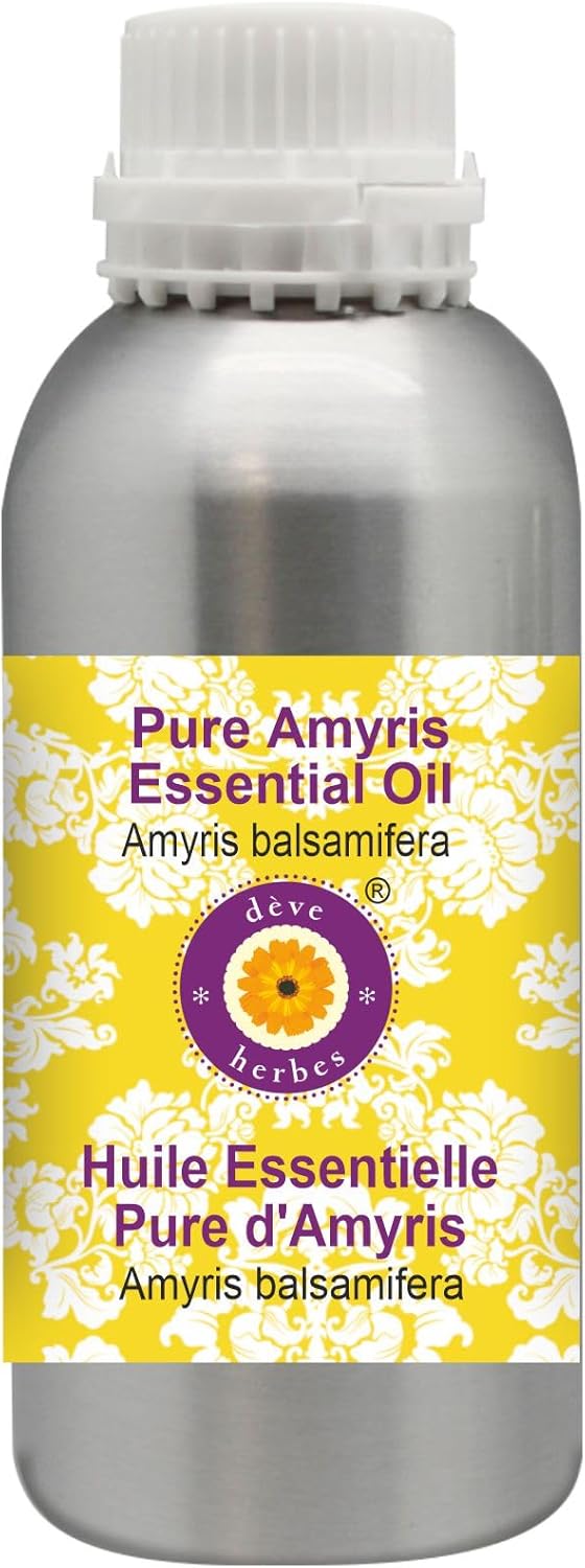 Deve Herbes Pure Amyris Essential Oil for Skin and Hair Care