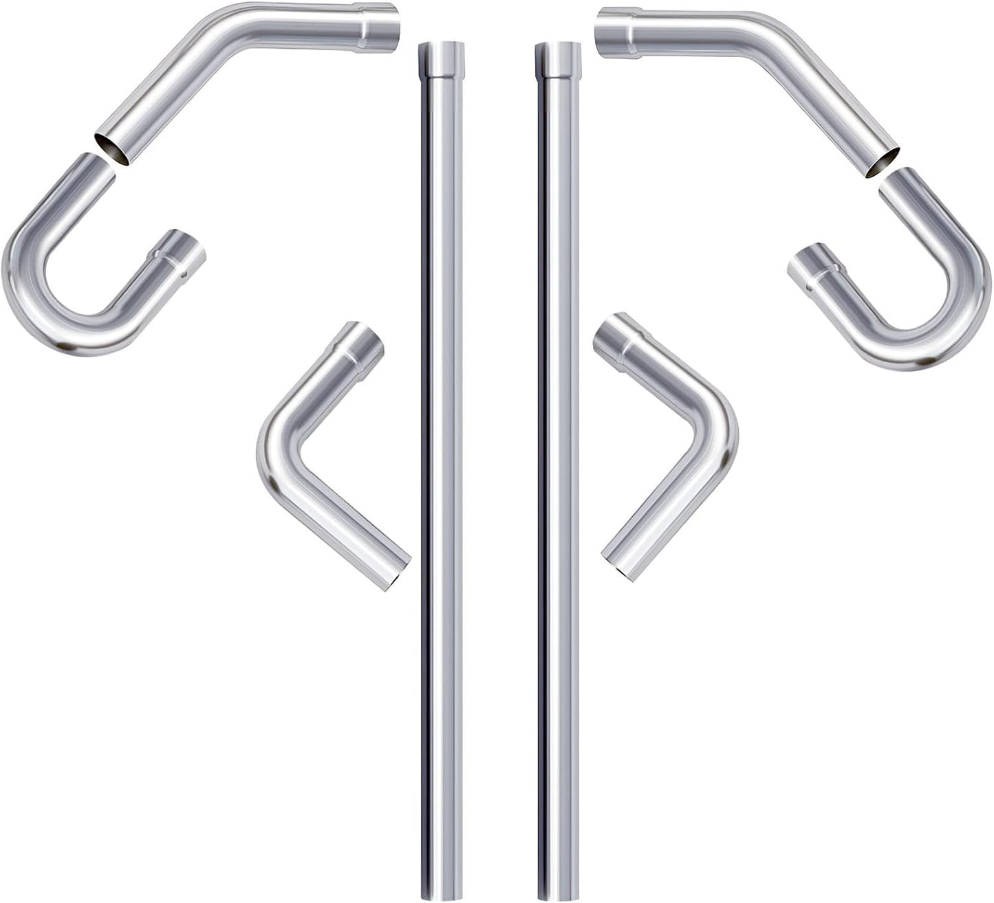 A-KARCK Mild Steel Mandrel Bends Kit for Custom Exhaust Systems