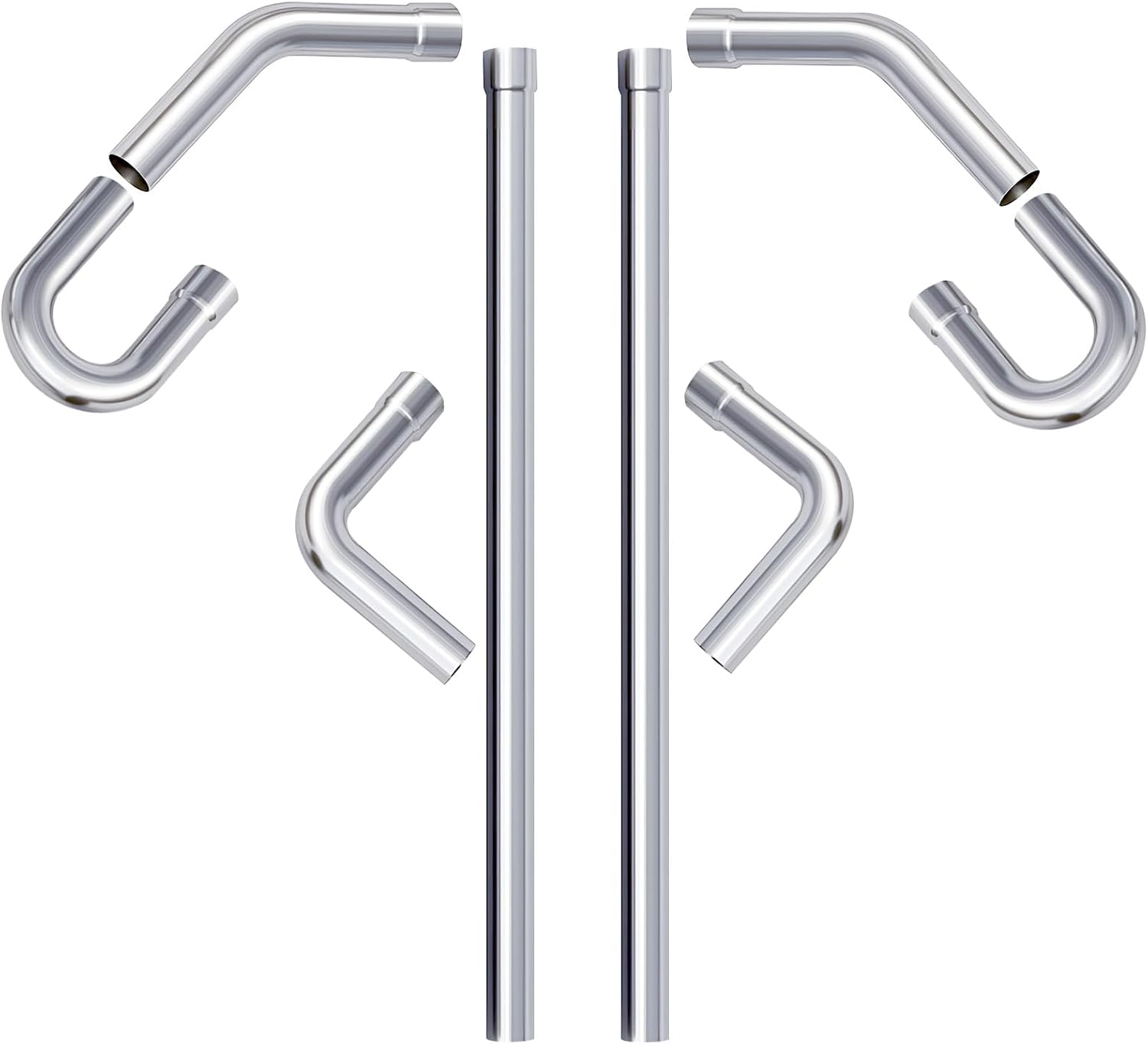 A-KARCK Mild Steel Mandrel Bends Kit for Custom Exhaust Systems