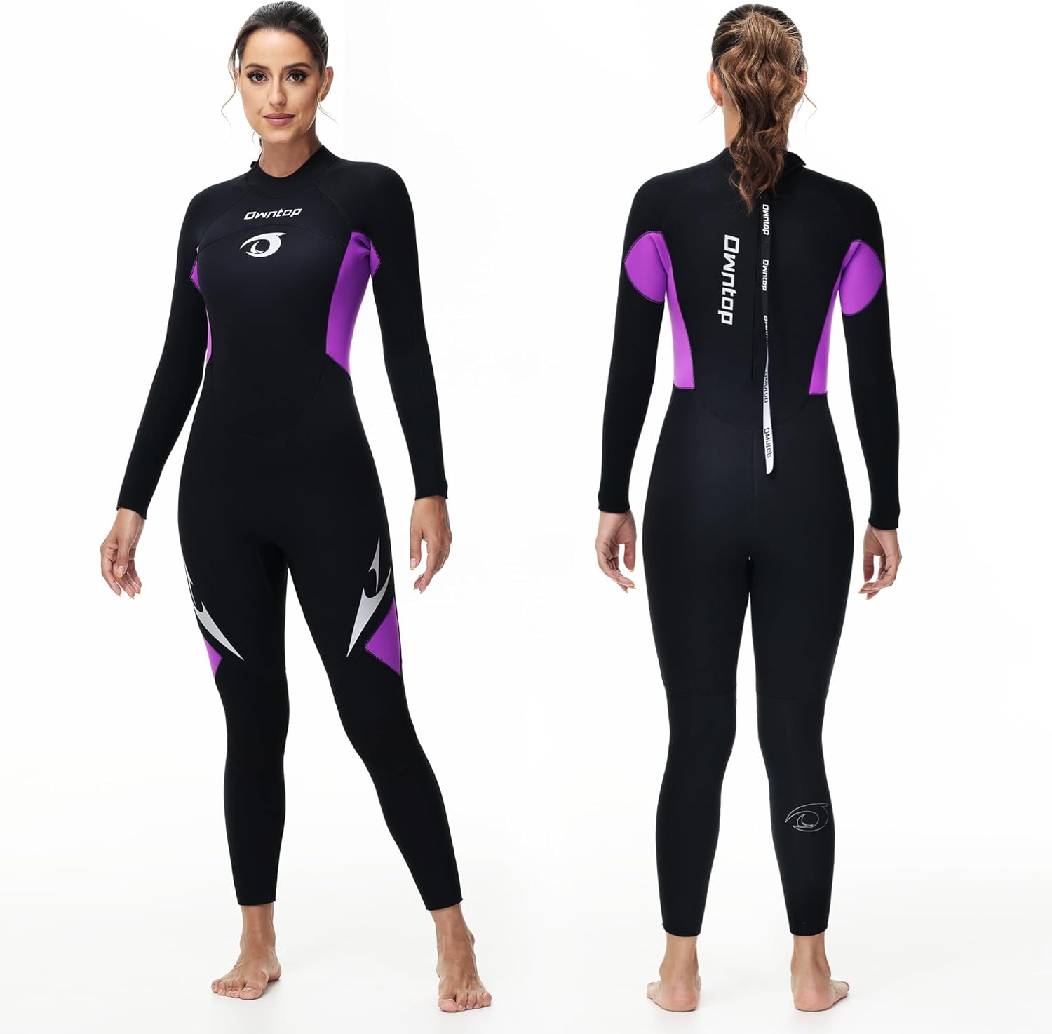 Owntop 5mm Neoprene Wetsuit for Men and Women - Full Diving Suit