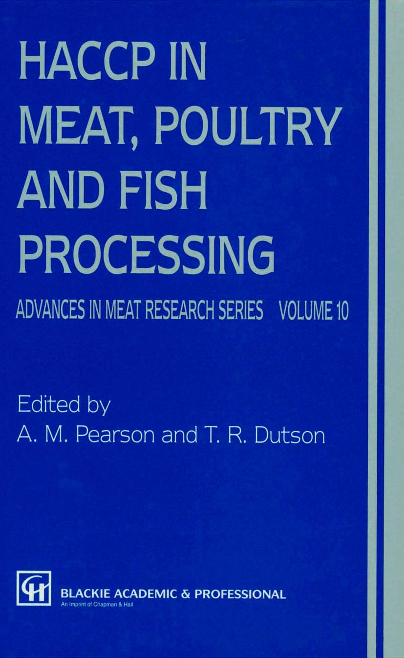 HACCP in Meat, Poultry, and Fish Processing for Safe Food