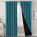 Blackout Curtains 96 in Long Thermal Panels - Full Room Darkening
