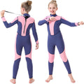 Seaskin Kids Wetsuit for Boys Girls Toddler 3mm Back Zip - Warm Swim