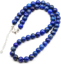 Natural Citrine Beaded Choker - Genuine Yellow Crystal Necklace Lazuli