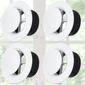 8 in Soffit Vent Cover 4 Pack - Adjustable Round Ceiling Diffuser