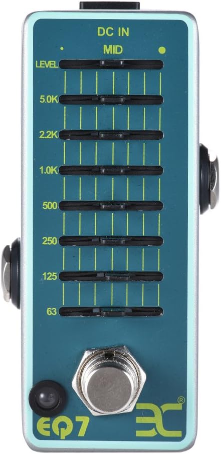 Precision 7-Band EQ Equalizer Mini Guitar Pedal for Musicians