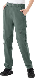 Womens Hiking Cargo Pants Water-Resistant Quick Dry UPF 50+ - Travel