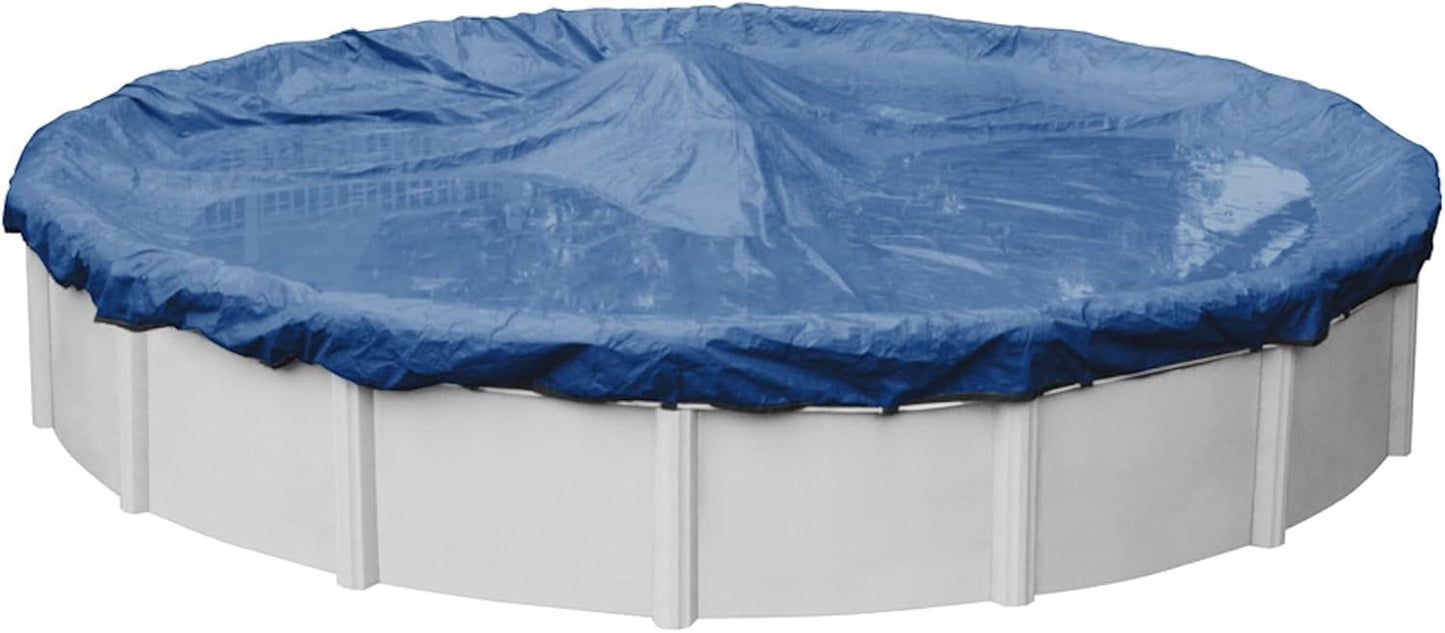 Pool Mate 24 ft Industrial Blue Winter Pool Cover for Above Ground