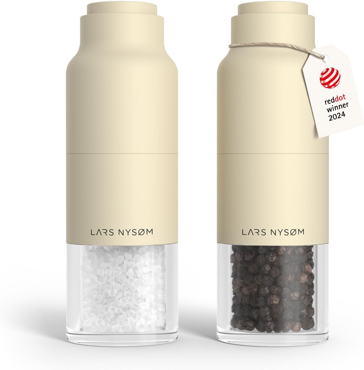LARS NYSM Salt and Pepper Grinder Set for Stylish Cooking