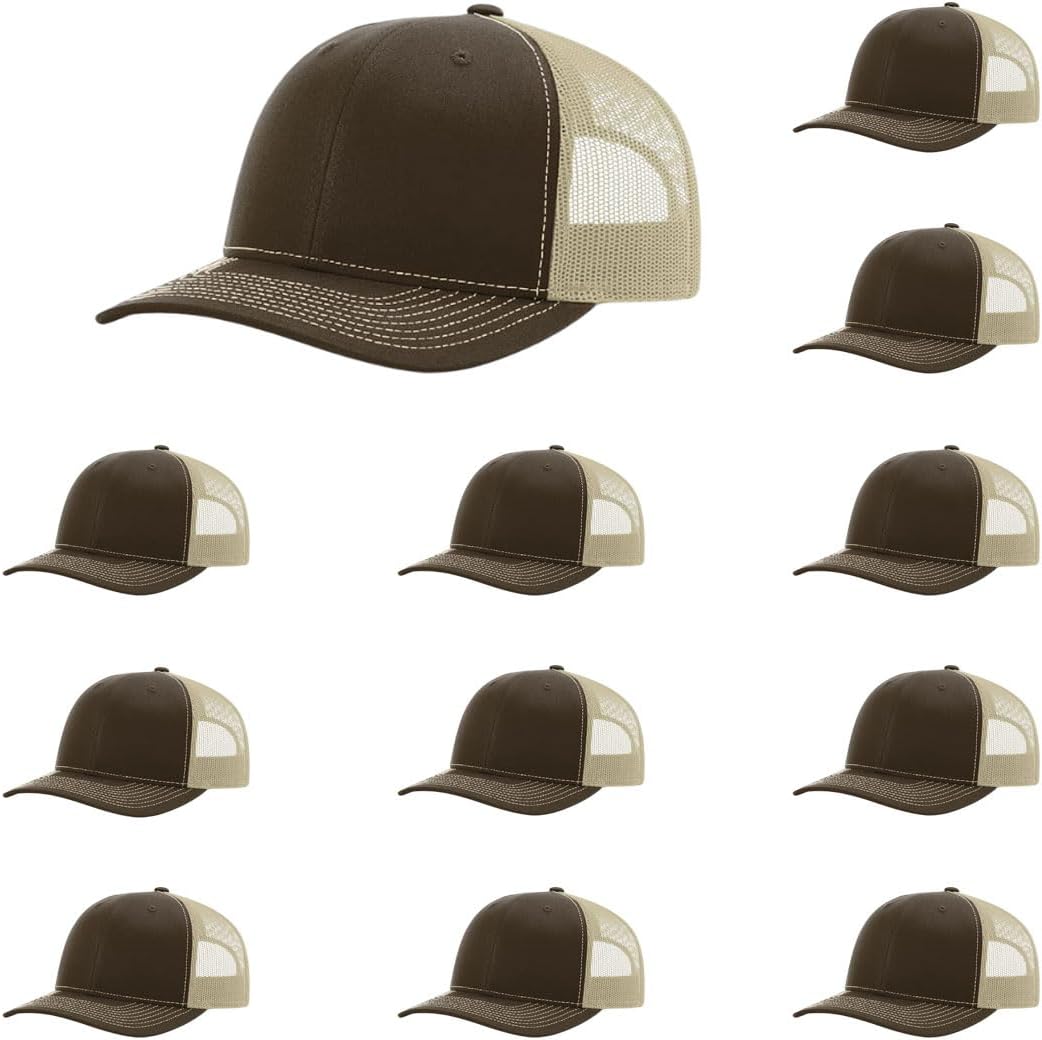 Richardson 112 Classic Six-Panel Adjustable Snapback Trucker Cap