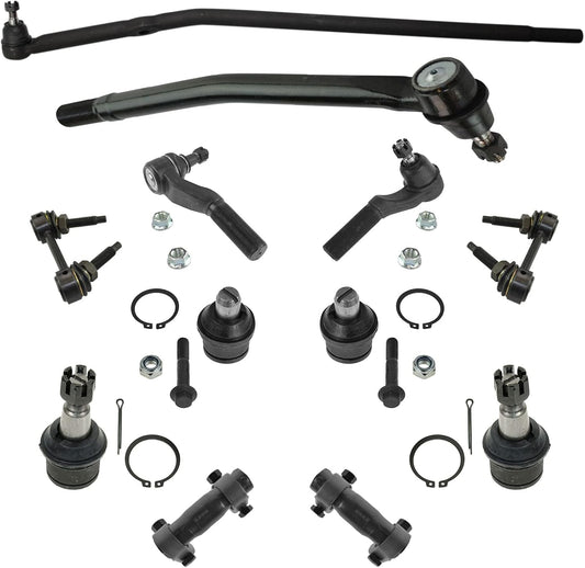 TRQ Steering Suspension Kit for 2008-2019 Ford E-Series Vehicles