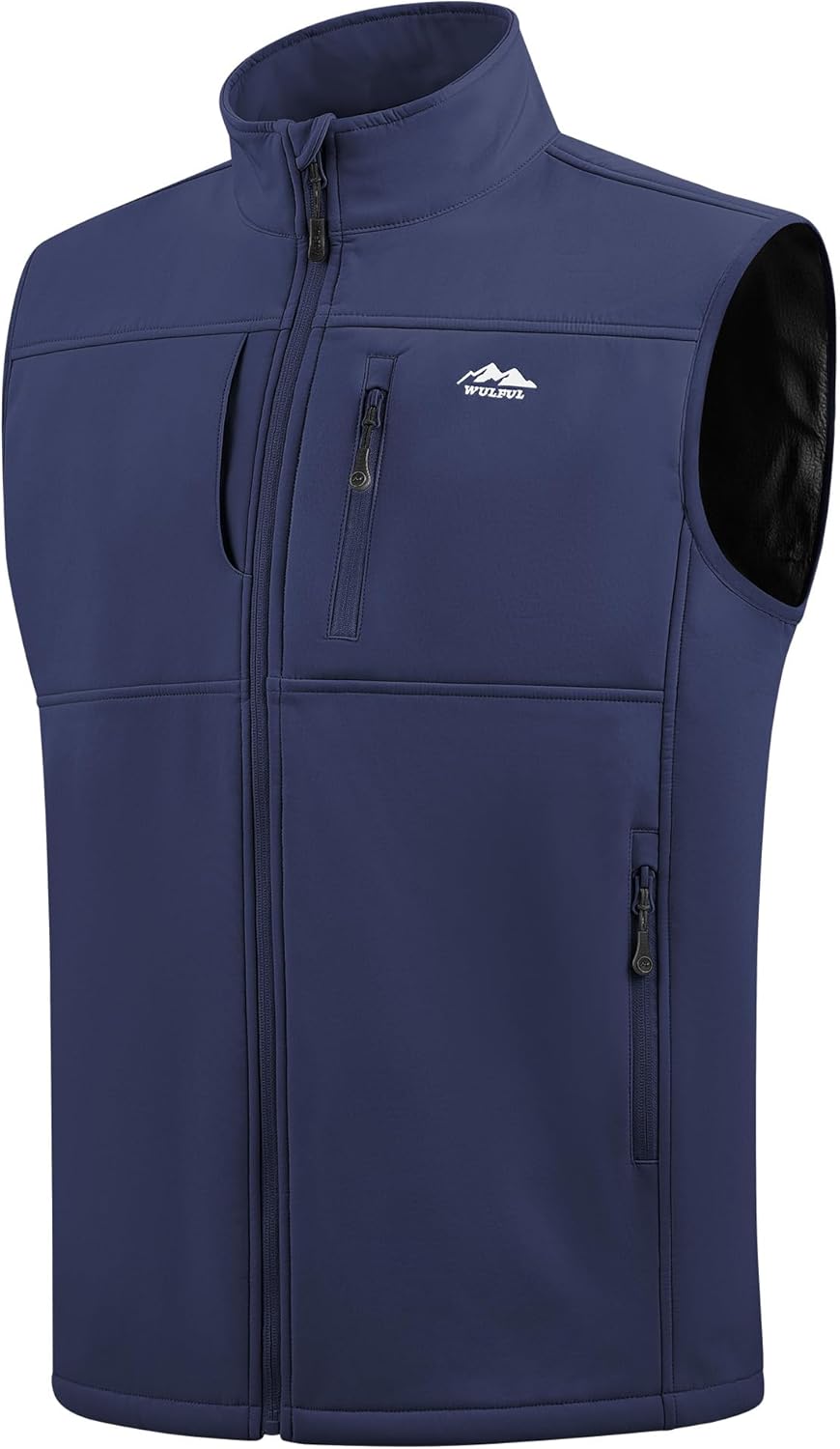 WULFUL Men's Windproof Lightweight Golf Vest for Outdoor Sports