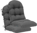 QILLOWAY High Back Adirondack Chair Cushion Set of 2 - All Weather