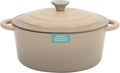 Enameled Cast Iron Dutch Oven 5 Qt - Ideal for Bread & Stews