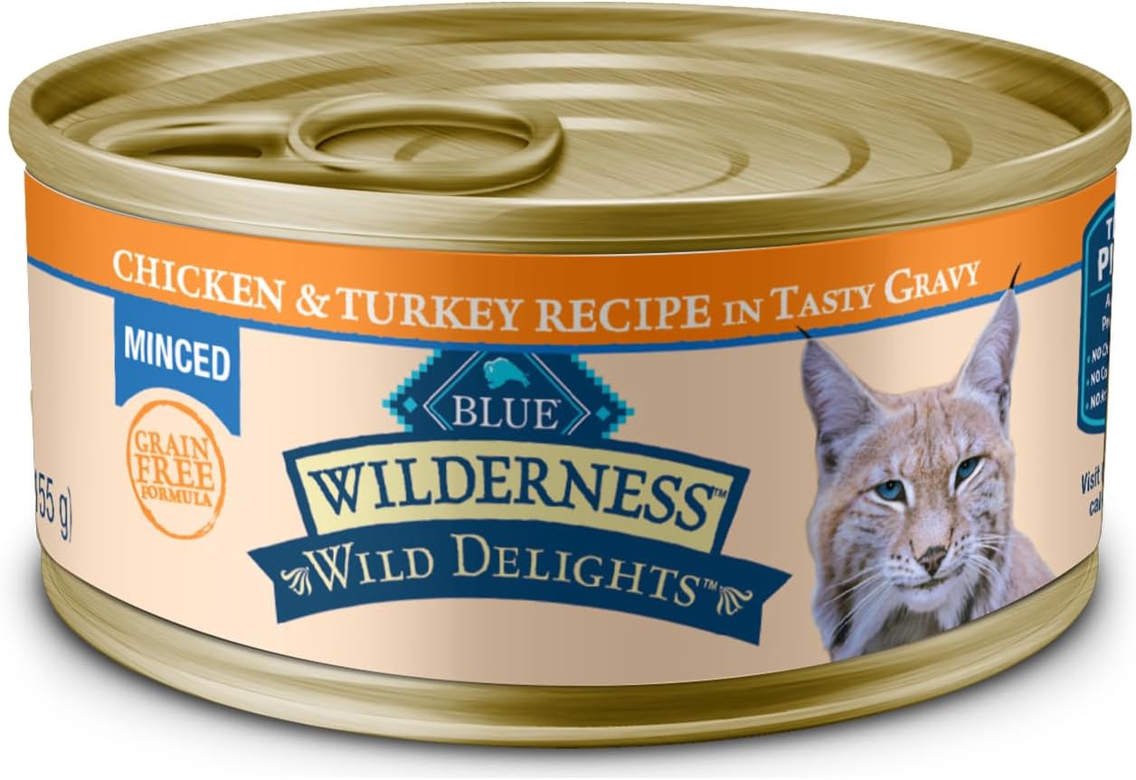 Blue Buffalo Wilderness Wild Delights Chicken & Turkey Cat Food