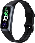 Fitness Tracker with AMOLED Touch Screen and Health Monitoring