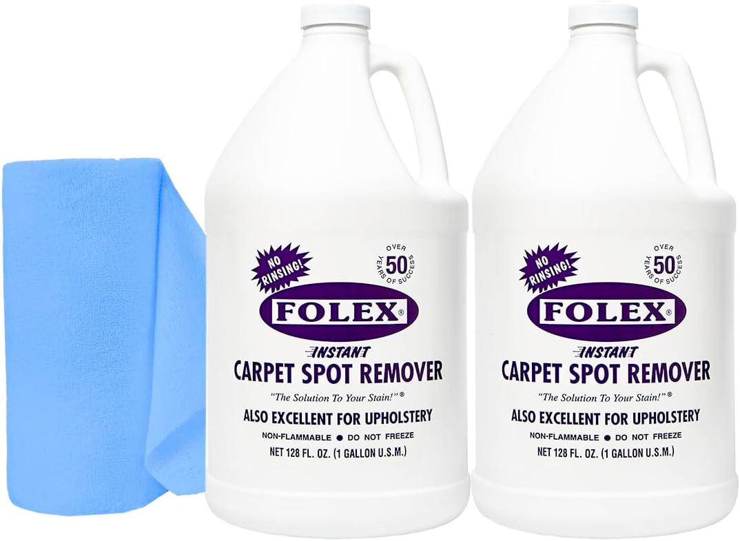 FOLEX Instant Carpet Spot Remover - Powerful Stain Eliminator