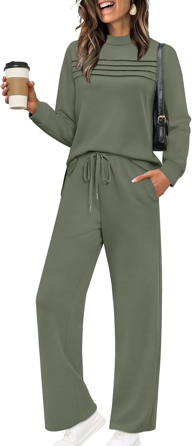 WIHOLL Two Piece Sets for Women - Cozy Fall Travel Outfits