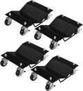 Car Dolly Set of 4 6000LBS Capacity Wheel Dolly - Heavy Duty Tire