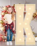 4ft Light Up Marquee Letters K Sign for Celebrations & Events