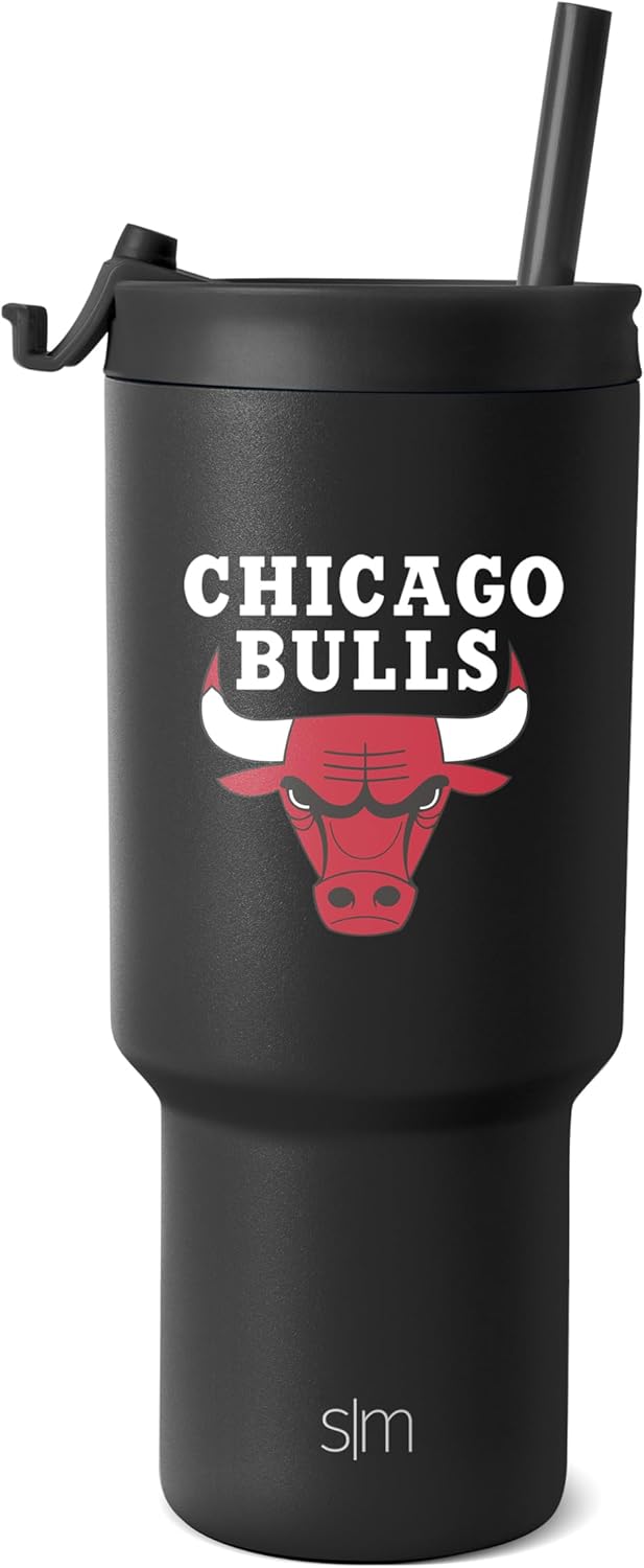 Officially Licensed NBA 30oz Tumbler - Perfect for Chicago Bulls Fans