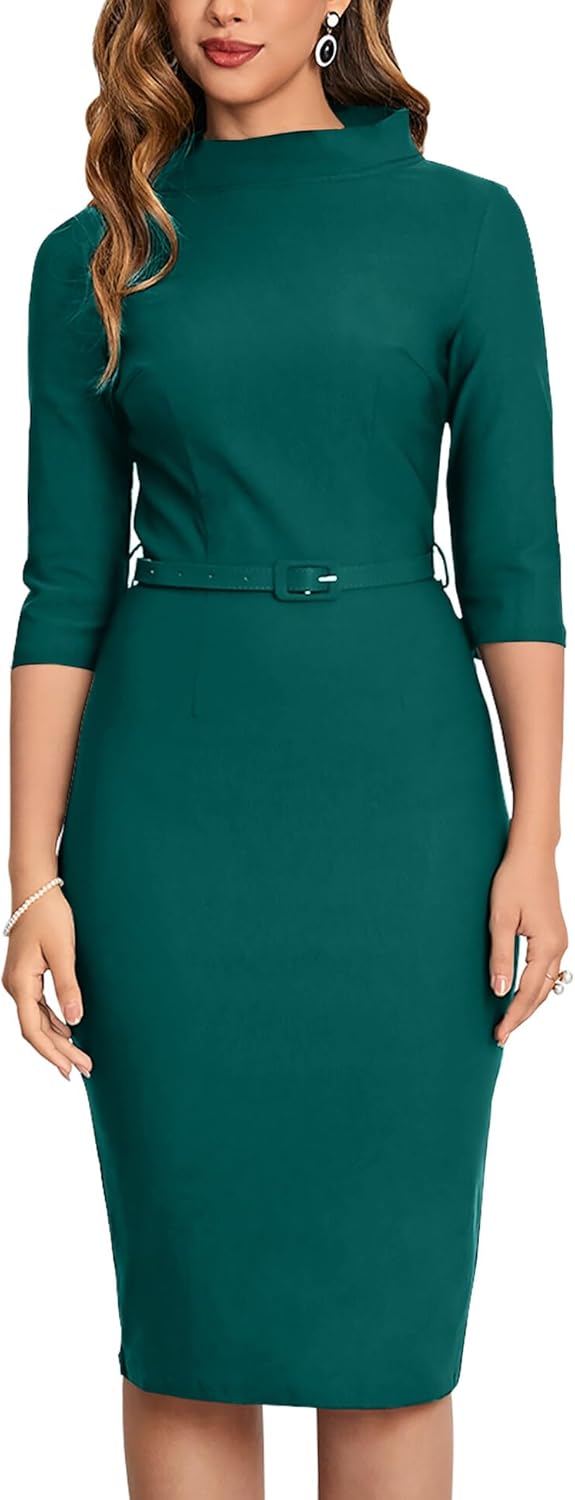 MUXXN Women's 1950s Vintage Cocktail Evening Dress for Elegance