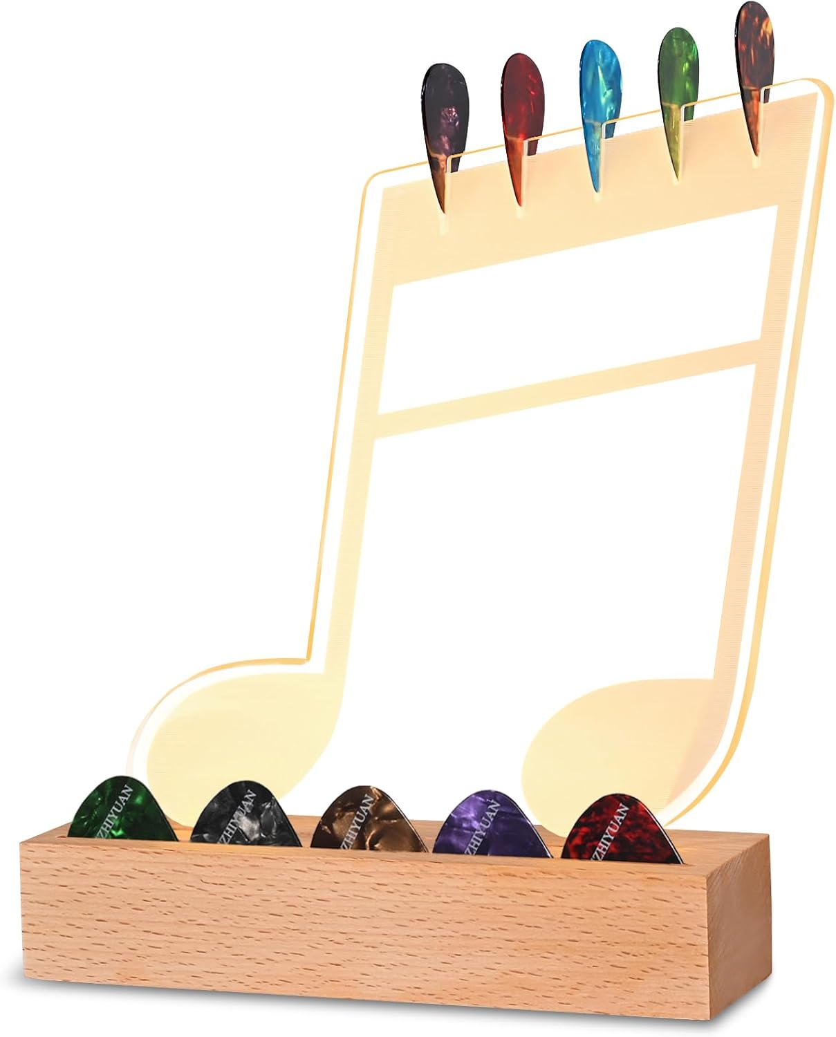 Acrylic Guitar Pick Display - Unique Music Gift