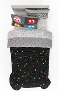 Franco Pac-Man Gaming Twin Reversible Comforter and Sheet Set - Cozy