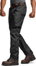 CQR Men's Quick Dry Work Pants for Outdoor Work - Water Resistant