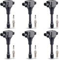 ENA Iridium Spark Plug and Ignition Coil Set 6-Pack - Reliable Fit
