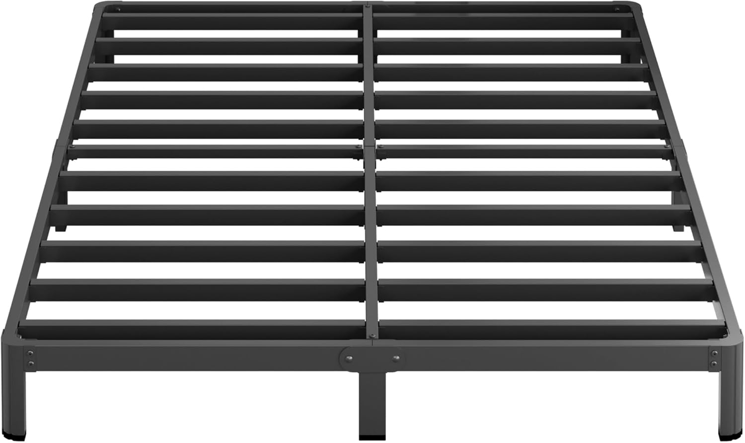 8 Inch King Bed Frame with Rounded Corner Legs for Comfort
