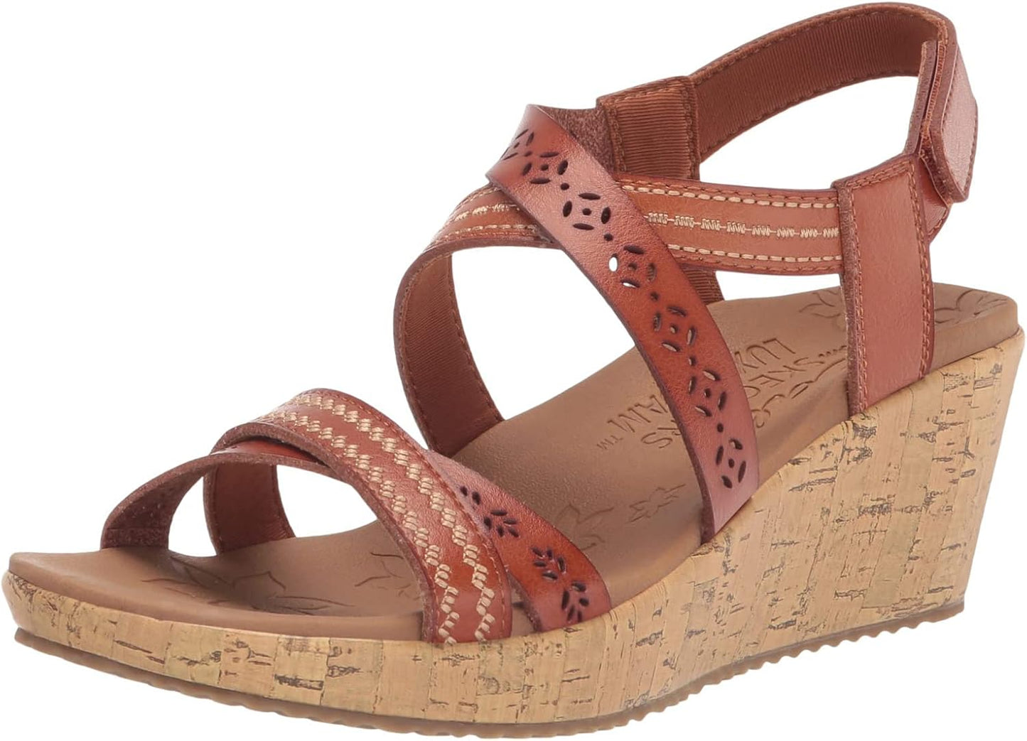 Skechers Women's Beverlee Delicate Glow Sandal for Comfort