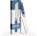 Serrated Bread Knife 5ft High-Carbon AUS8 Steel - Effortless Slicing