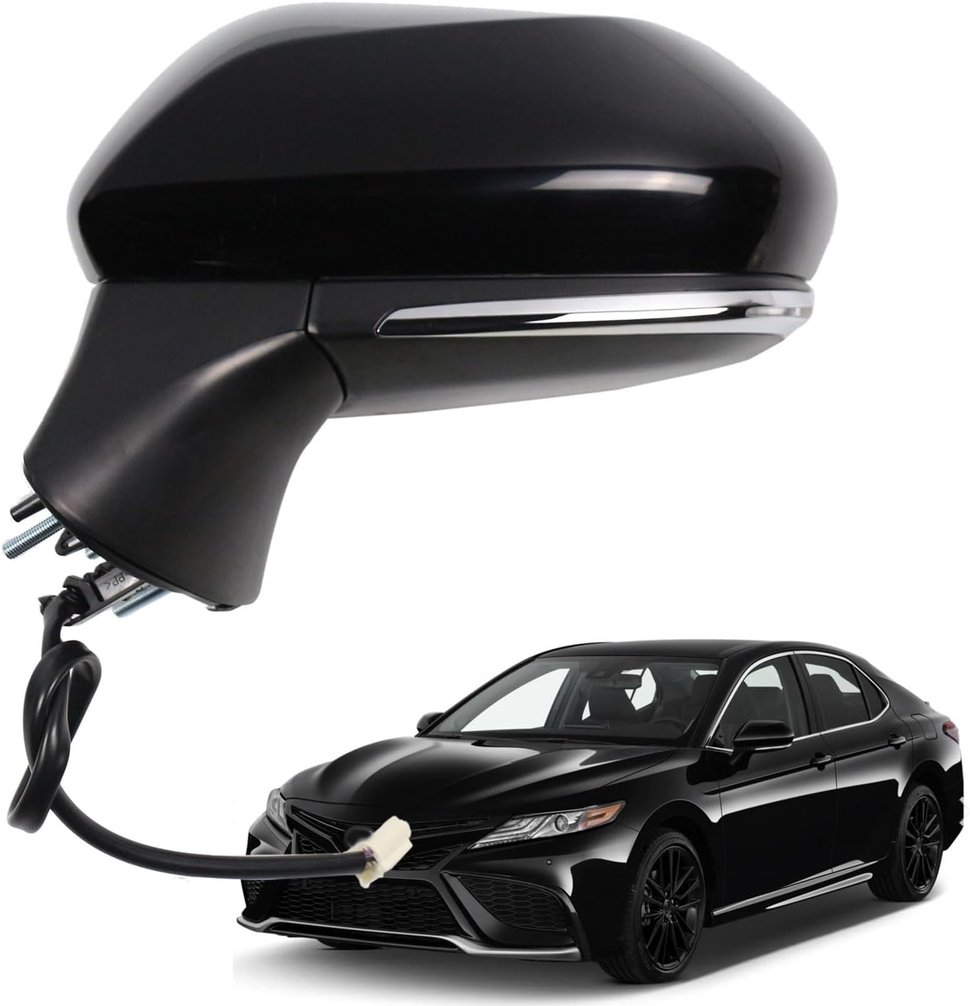 Marretoo Toyota Camry Driver Side Mirror Assembly 2018-2024