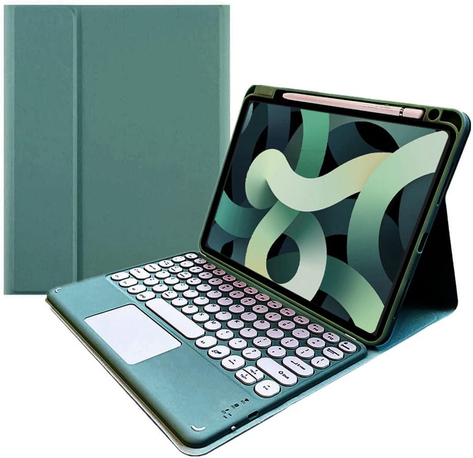 Keyboard Case for iPad 9th 8th 7th Gen with Touchpad Detachable