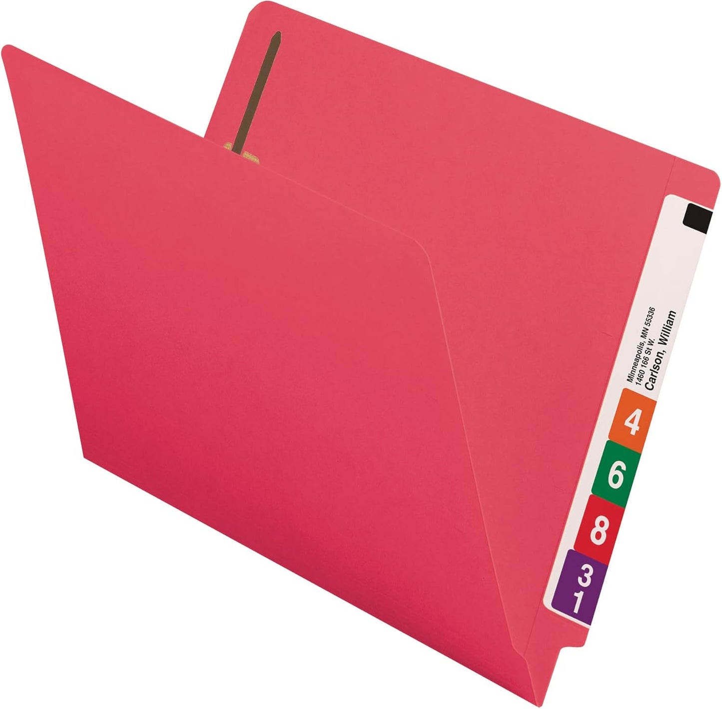 Smead End Tab Fastener File Folder for Secure Document Storage