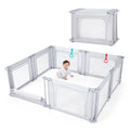 Doradotey Baby Playpen Adjustable Playard 71x79x27in - Safe Play Space