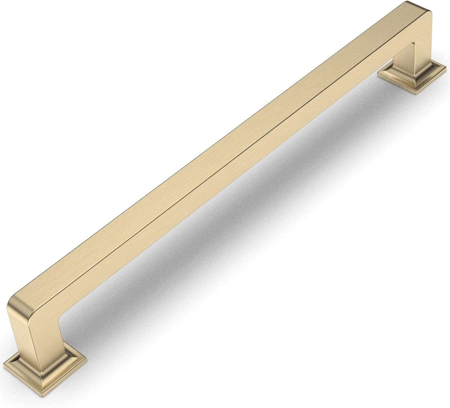Amerdeco 10 Pack Brushed Gold Cabinet Pulls for Kitchen Use