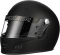 Conquer Full Face Racing Helmet Black White Silver - Snell SA2020